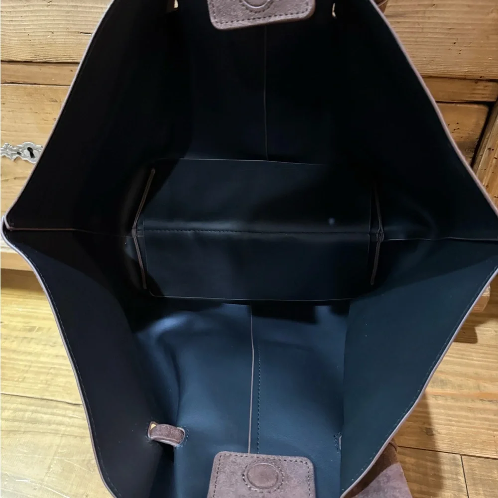 Suede Tote Bag in Mauve - Unbranded - Picture 2 of 2